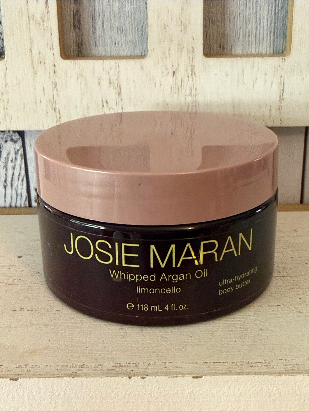 Josie Maran Whipped Argan Oil Body Butter LIMONCELLO 4 fl oz New Sealed